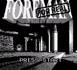 Foreman for Real (Japan)